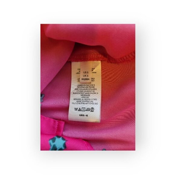 Free People Fuchsia Balloon Sleeve Blouse Size S - Picture 7 of 13